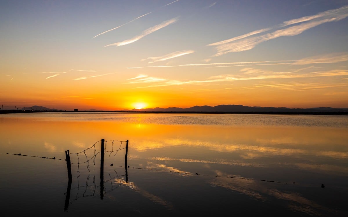 Atardecer en las Salinas de Santa Pola