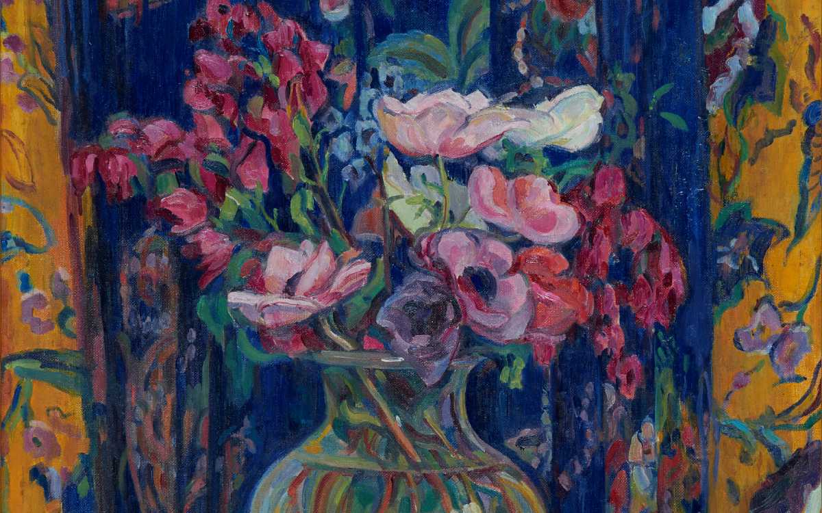 Detalle de una pintura de Victoria Malinowska