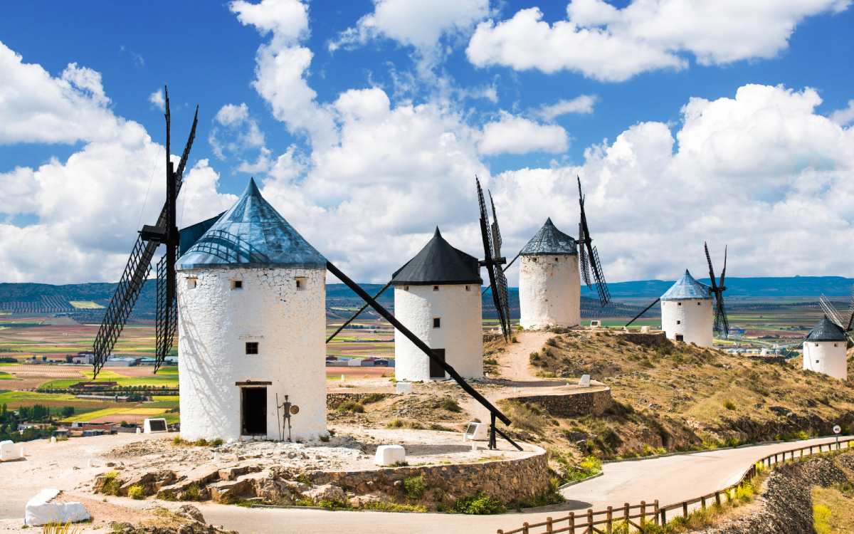 Molinos de viento en Campo de Criptana