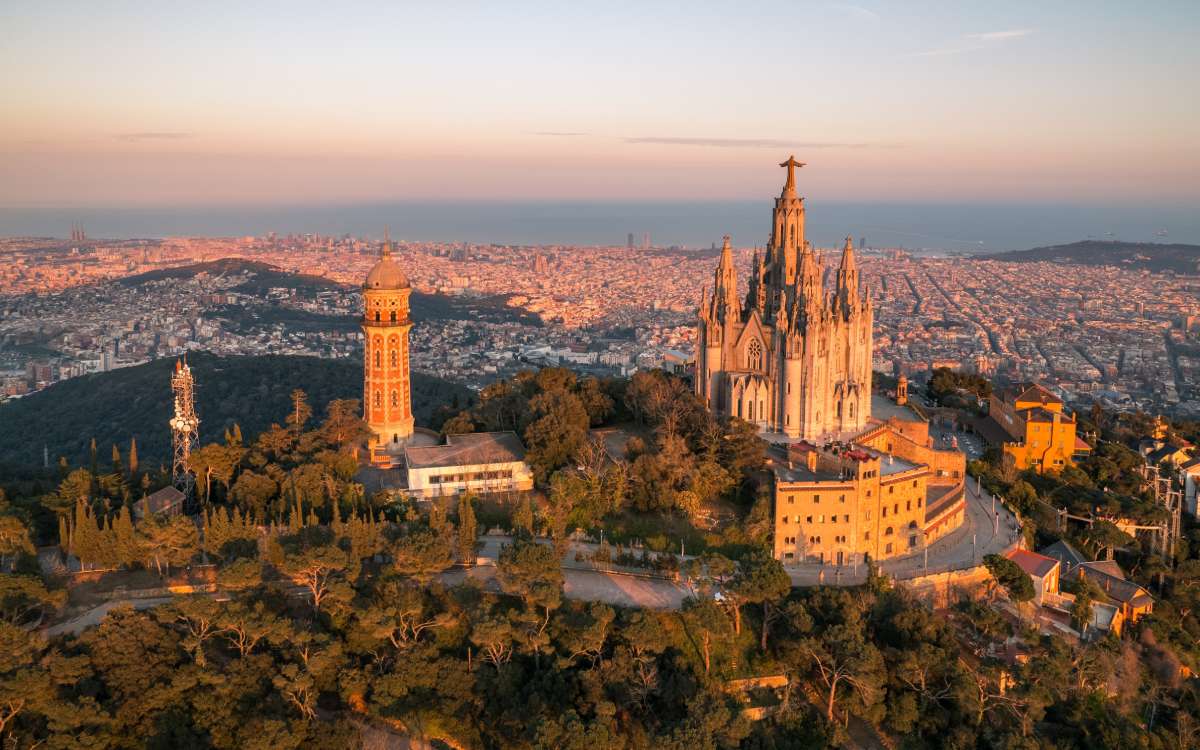 Vista aérea de Barcelona