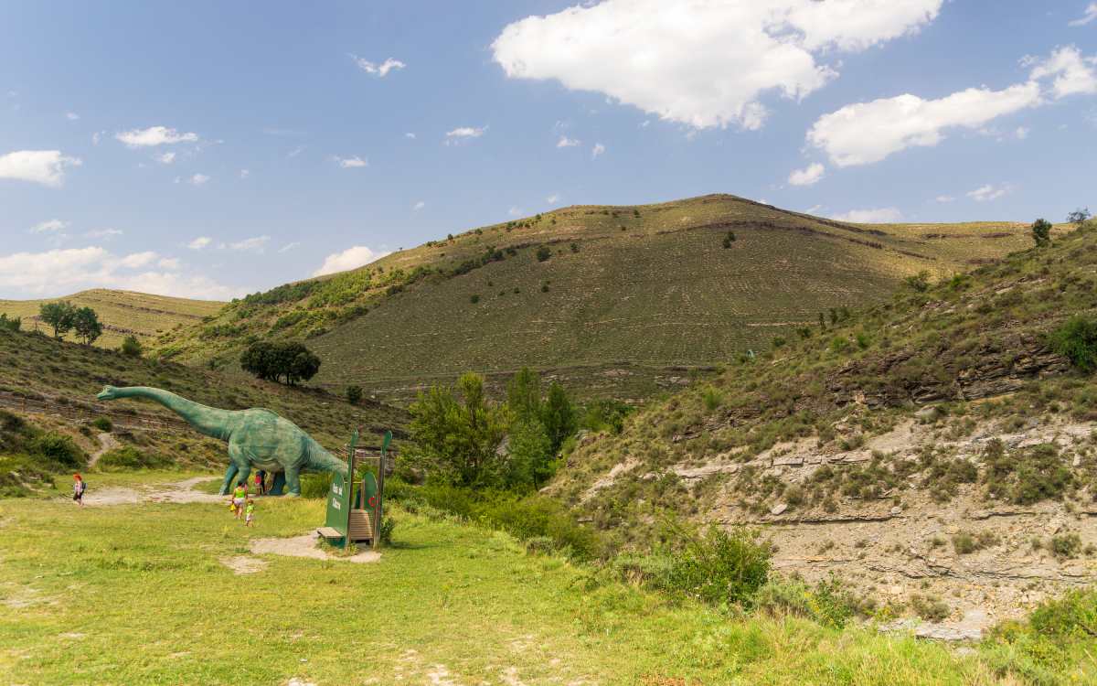 Senda de los Dinosaurios en Enciso