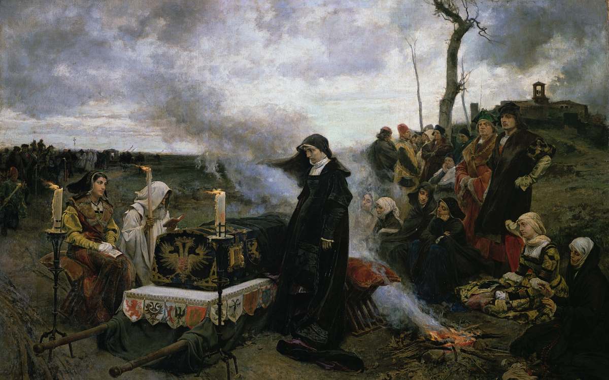 Cuadro de Juana "la Loca", Francisco Pradilla