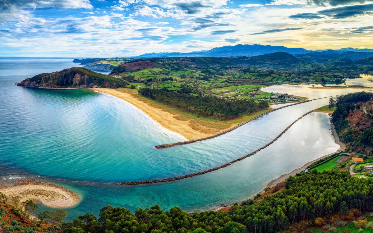 Playa de Rodiles en Villaviciosa