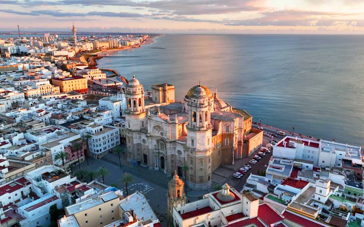 Vista aérea de la Catedral de Santa Cruz
