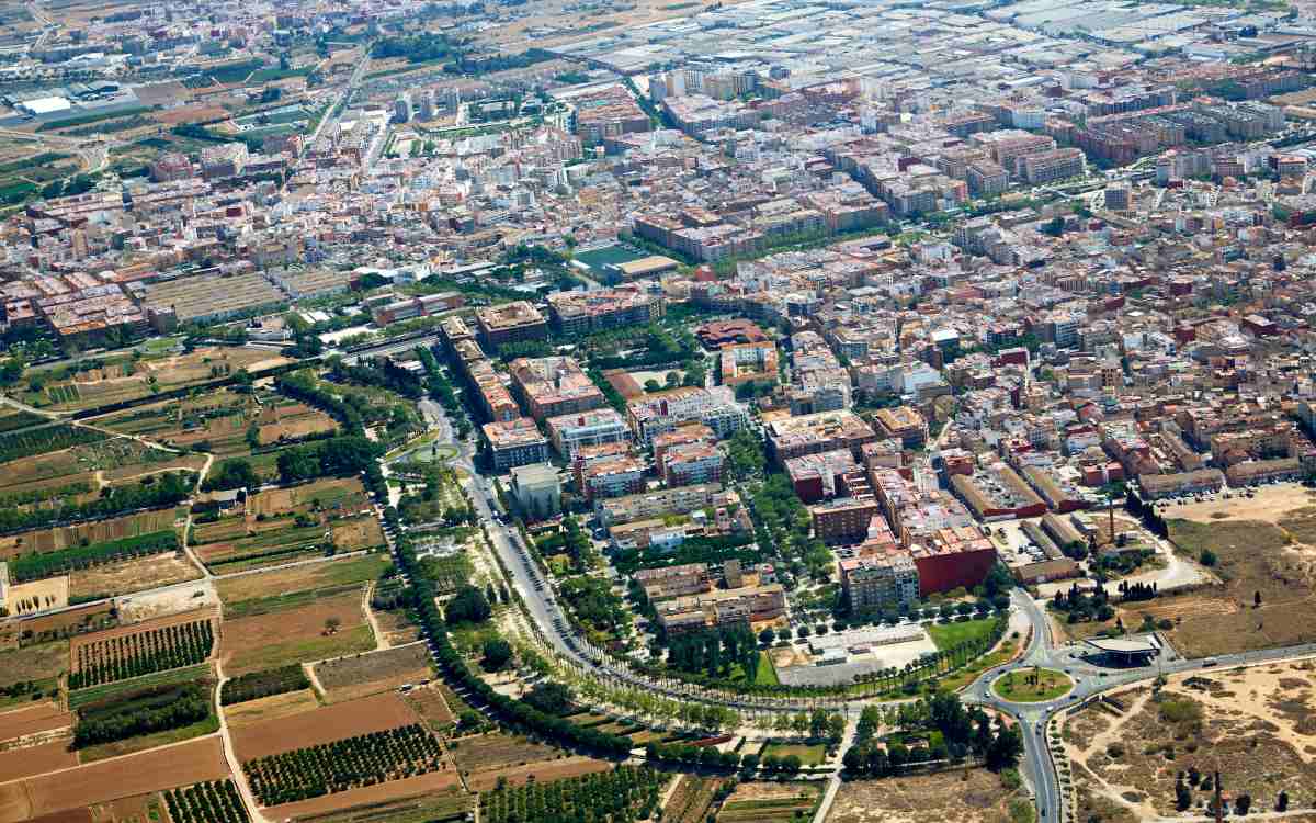 Vista aérea de Aldaia