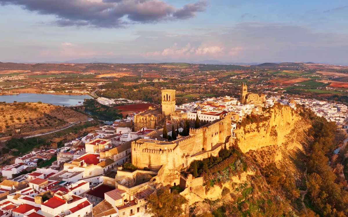 Vista aérea de Arcos de la Frontera