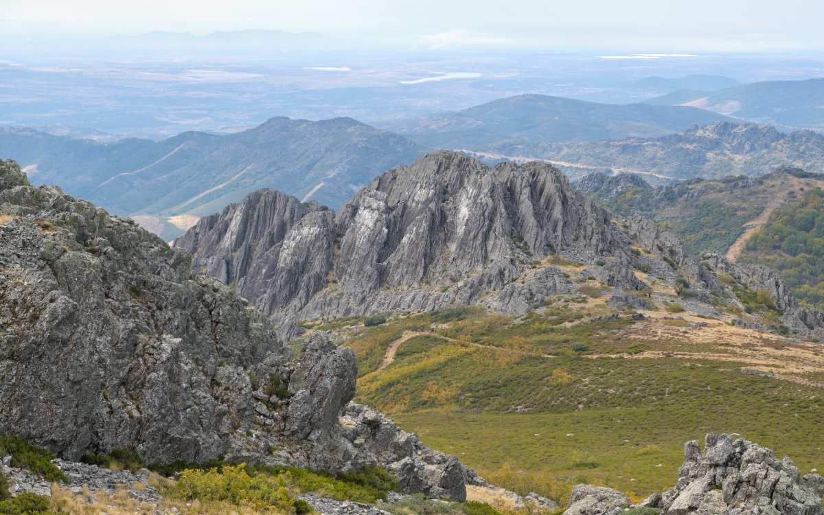 Vistas desde el Pico Villuercas.