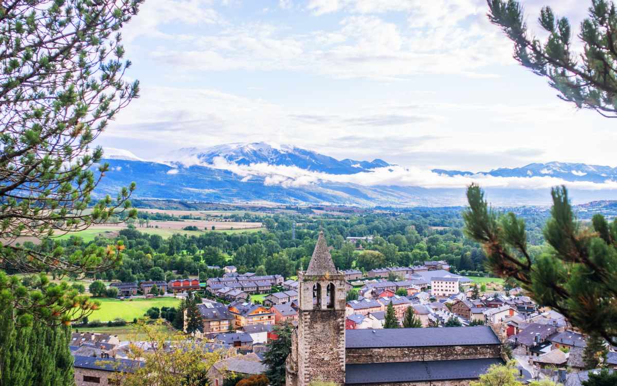 Vista panorámica de Llivia