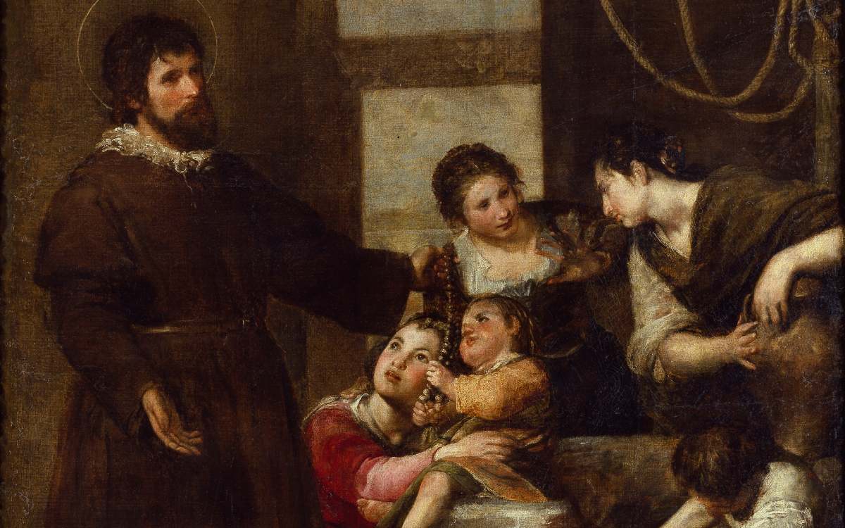 El milagro del pozo de Alonso Cano, con San Isidro a la izquierda
