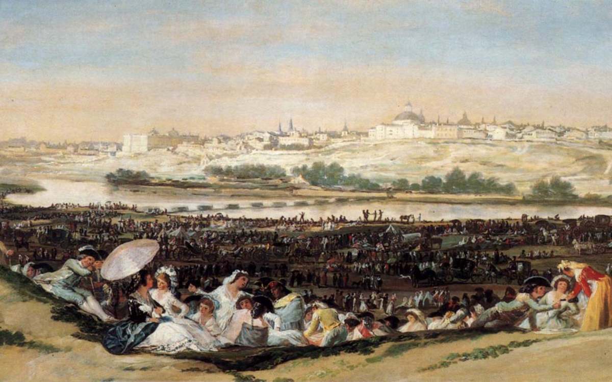 La pradera de San Isidro, Francisco de Goya