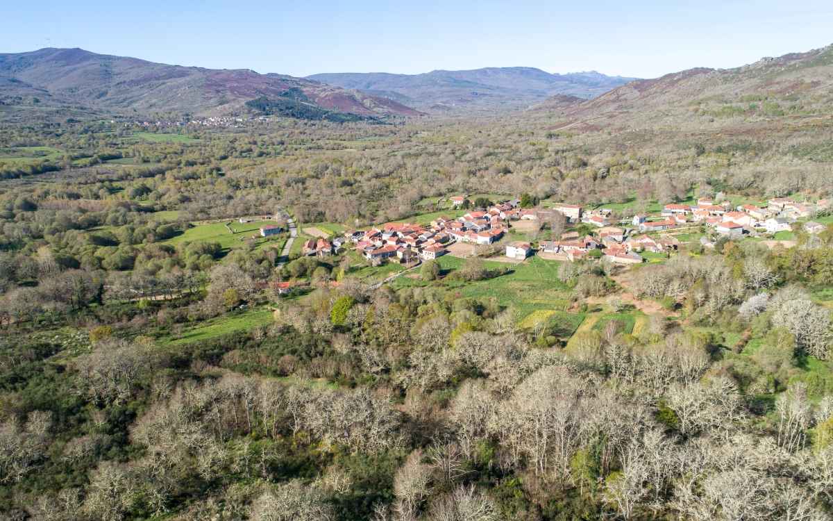 Aldea de Tosende en Couto Mixto.
