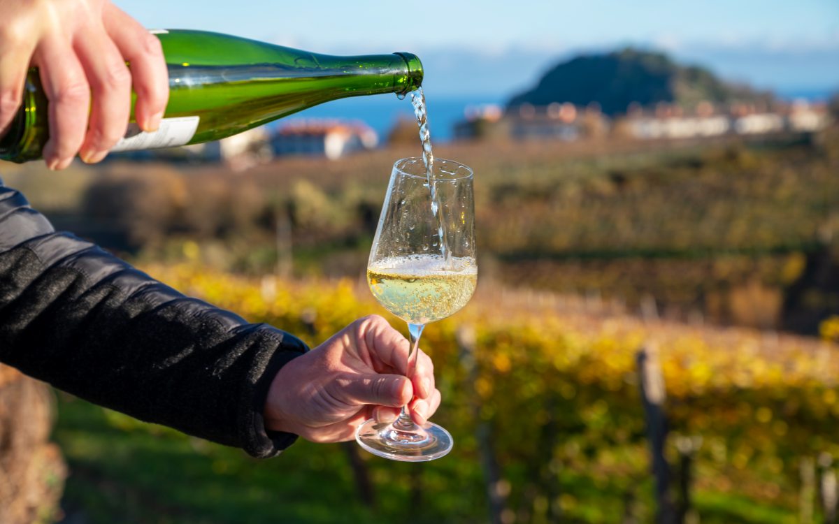 Botella de txakoli