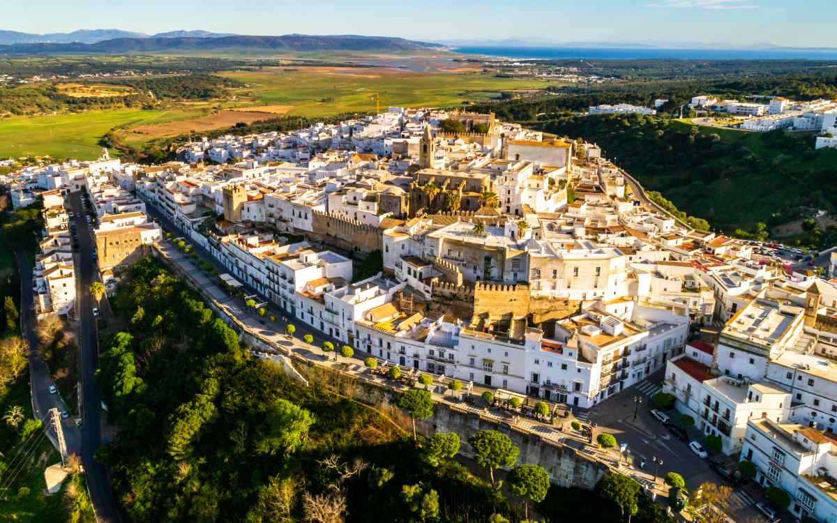 Vista aérea de Vejer de la Frontera