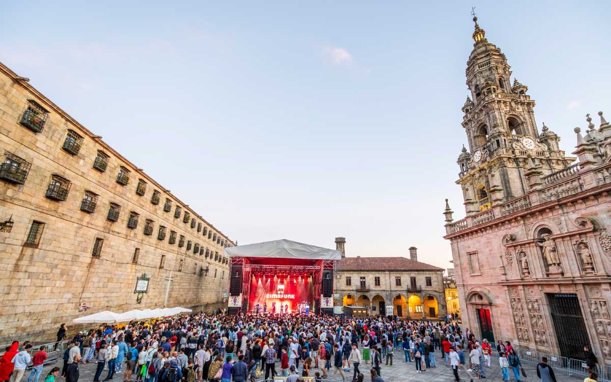 Un concierto celebrado el 25 de julio en Santiago de Compostela