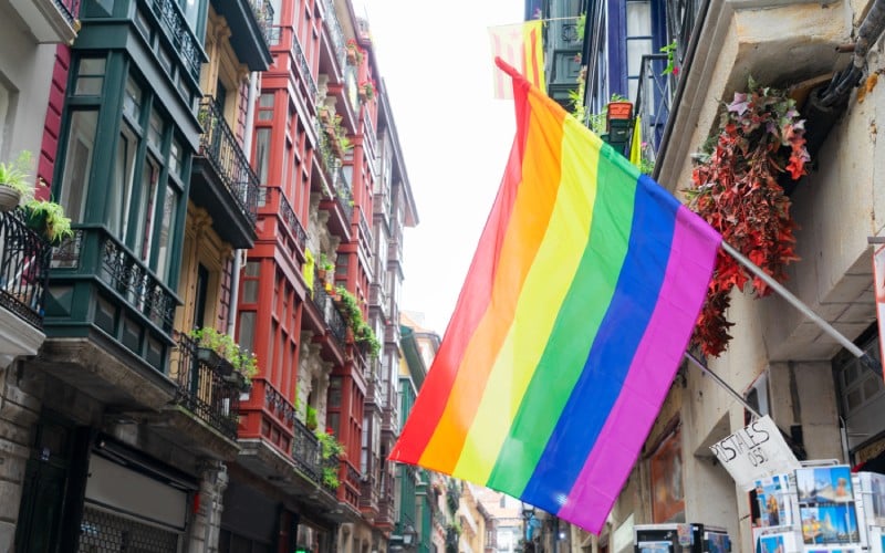 Las calles de Bilbao durante el Orgullo