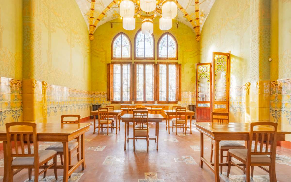 Sala interior del Instituto Pere Mata