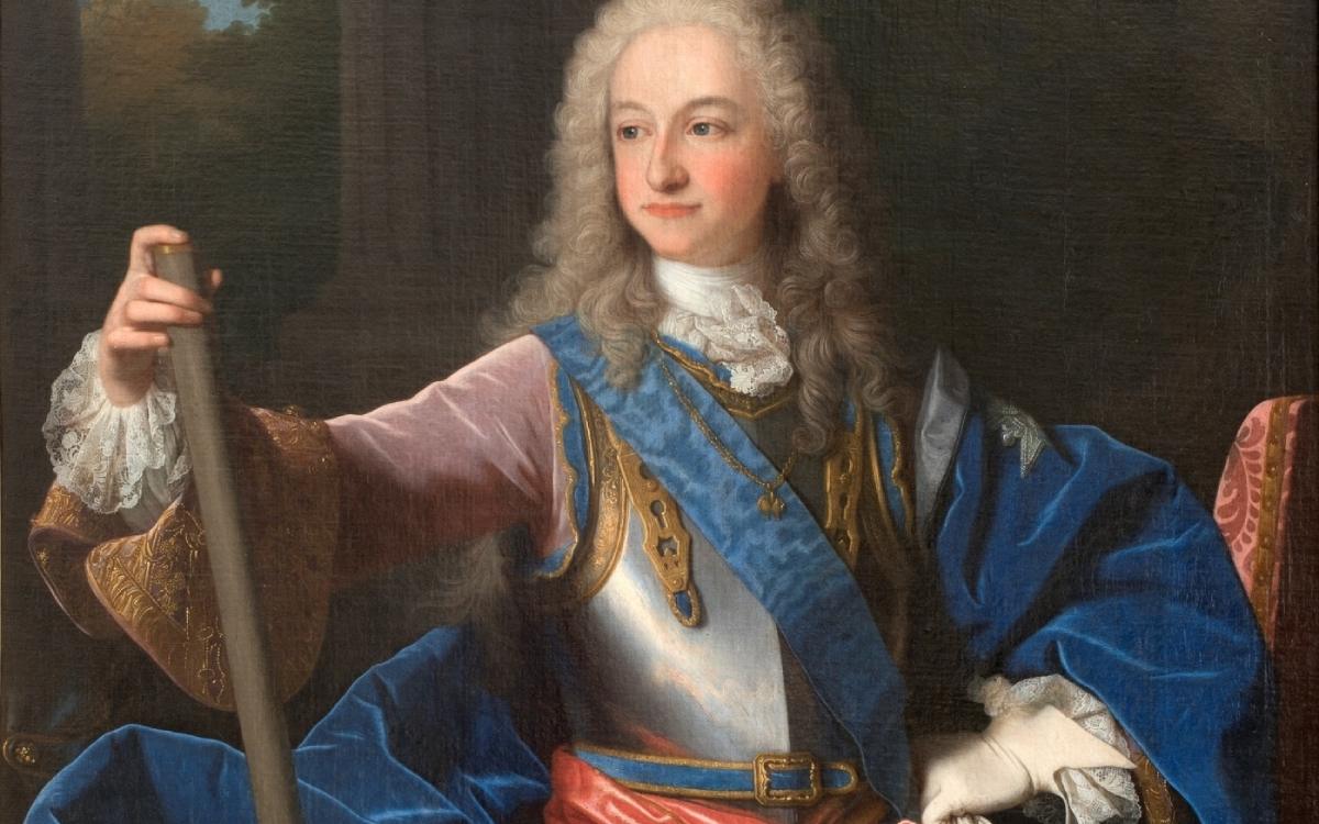 Retrato de Luis I realizado por Jean Ranc