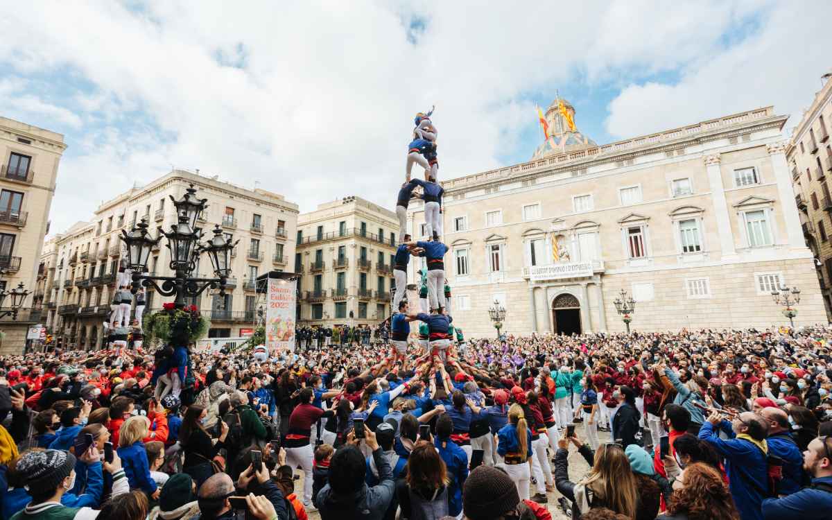 Castells en Barcelona
