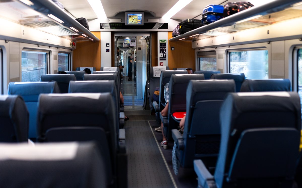 Los trenes son un medio de transporte sostenible