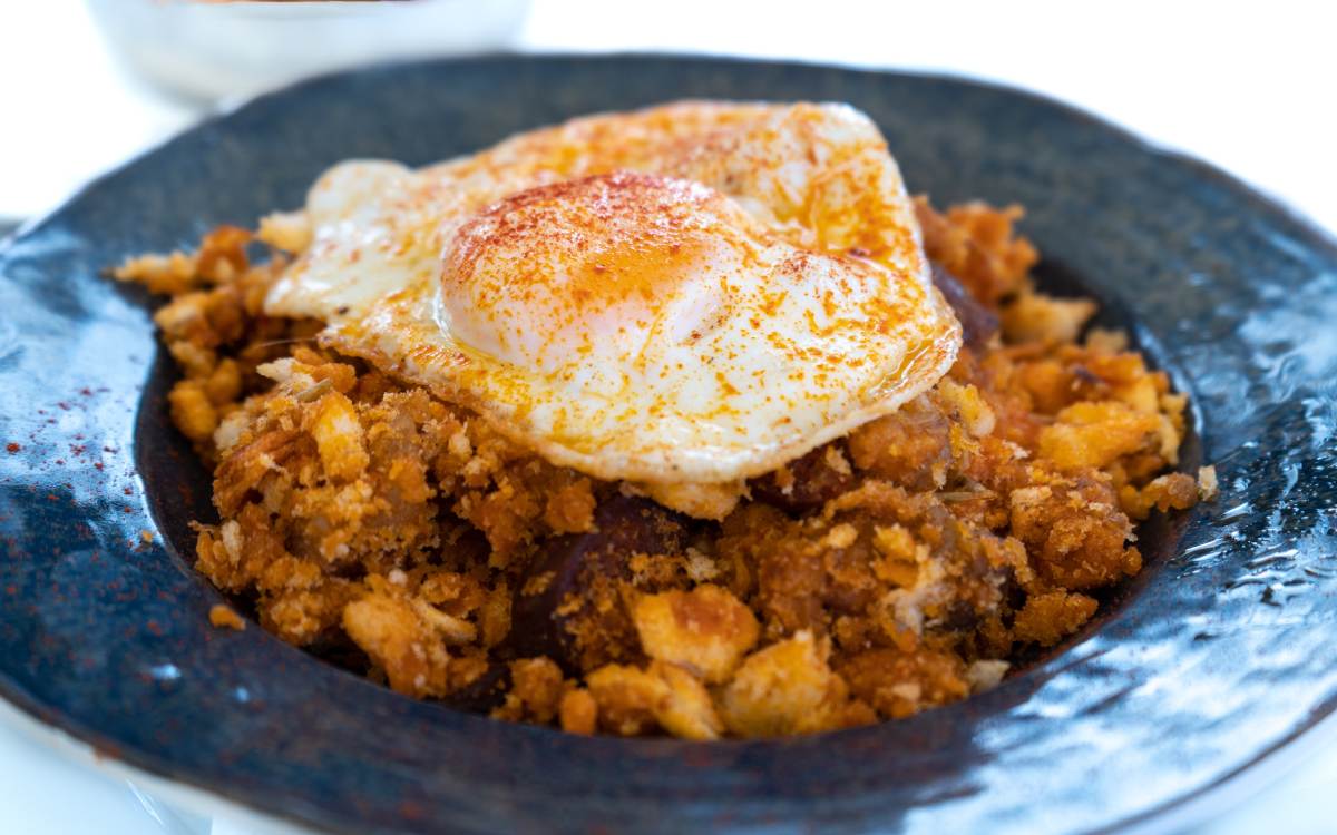 Migas extremeñas con pimentón