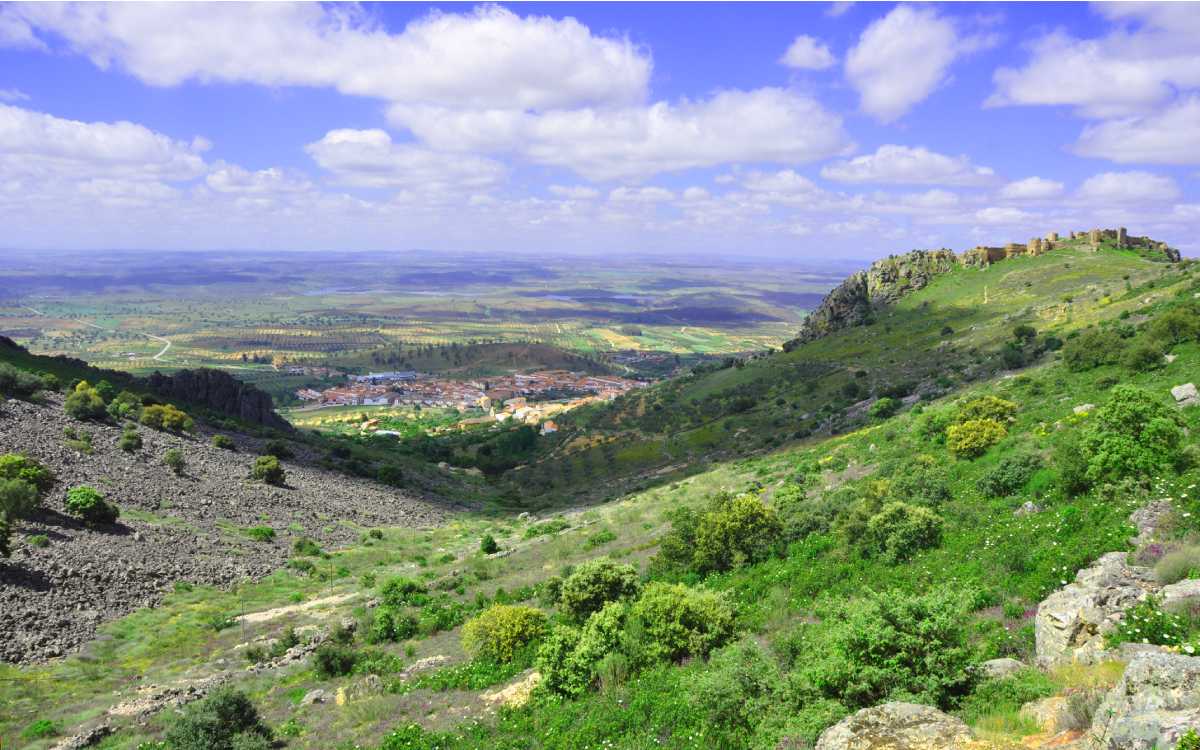 Vistas de Hornachos.