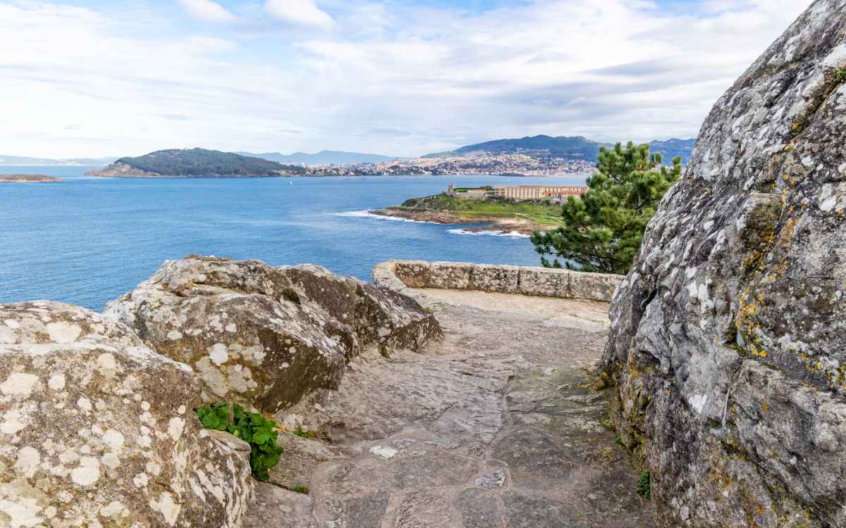 Vistas al Atlántico desde Baiona