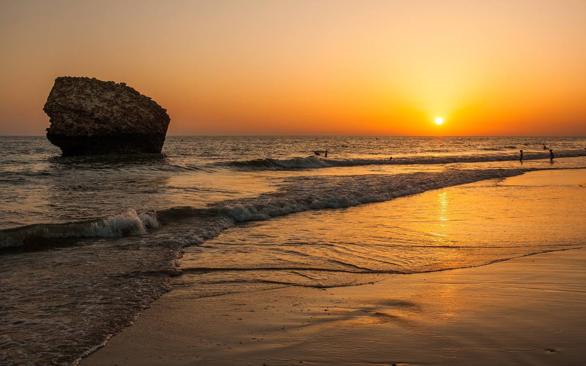 Atardecer en Matalascañas