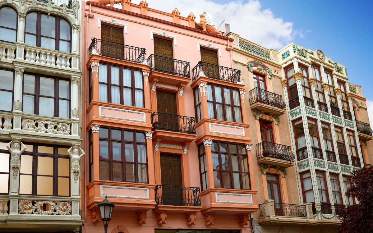 Edificios modernistas en Zamora