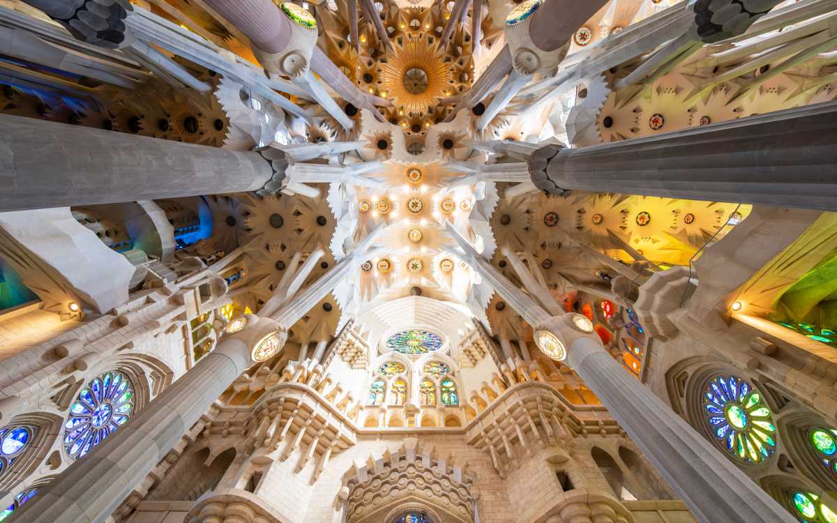 Interior de la Sagrada Familia