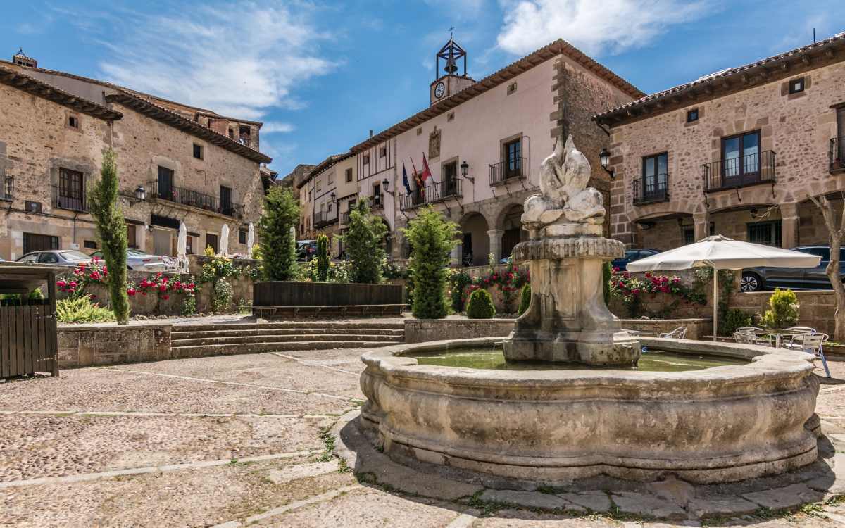 Plaza de España en Atienza