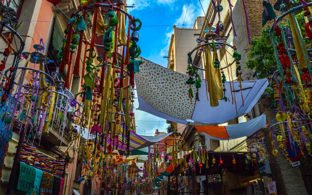 El barrio de Gràcia en fiestas