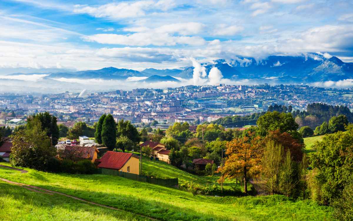 Panorámica de la ciudad de Oviedo