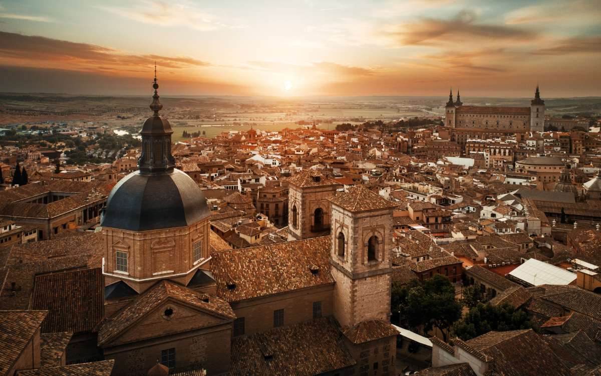 Vista aérea de Toledo