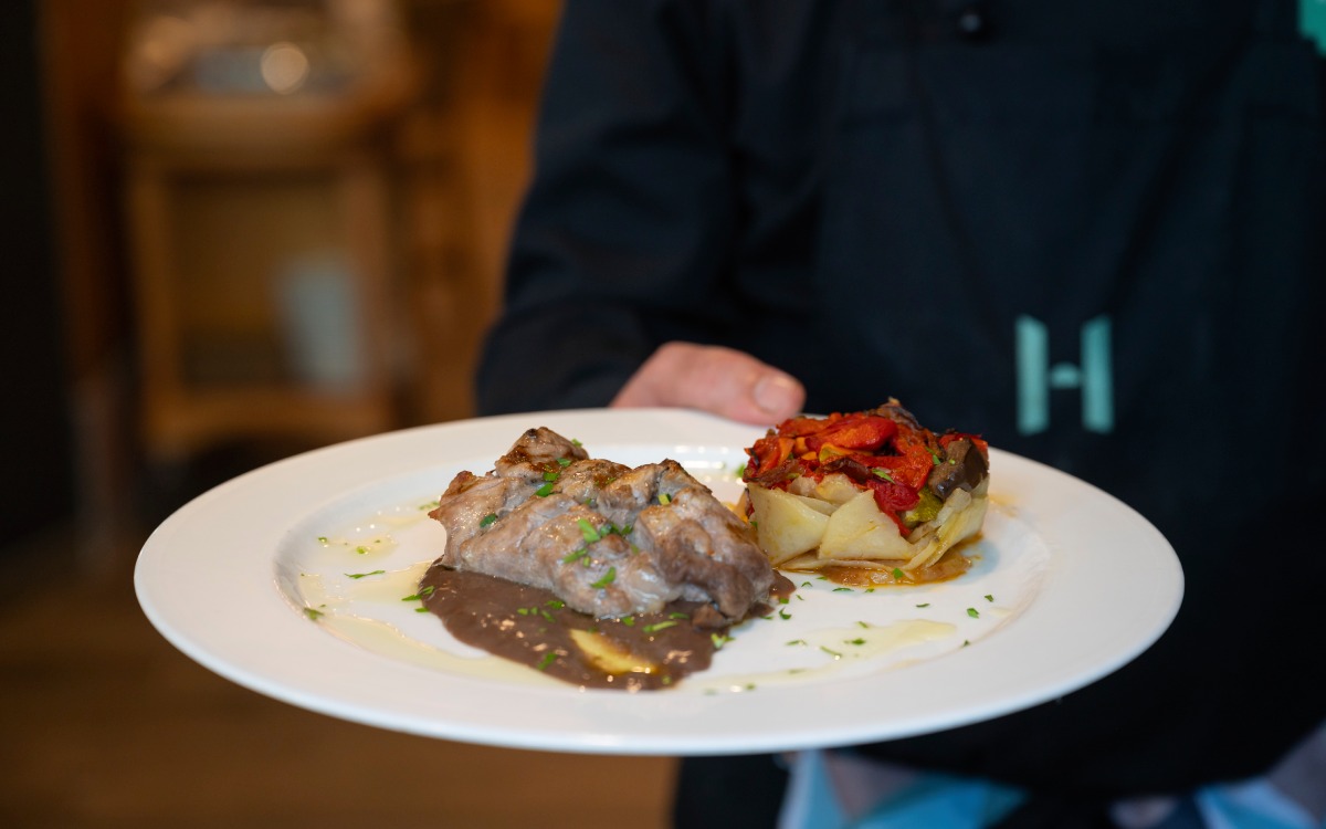 Uno de los platos del restaurante Alambí.