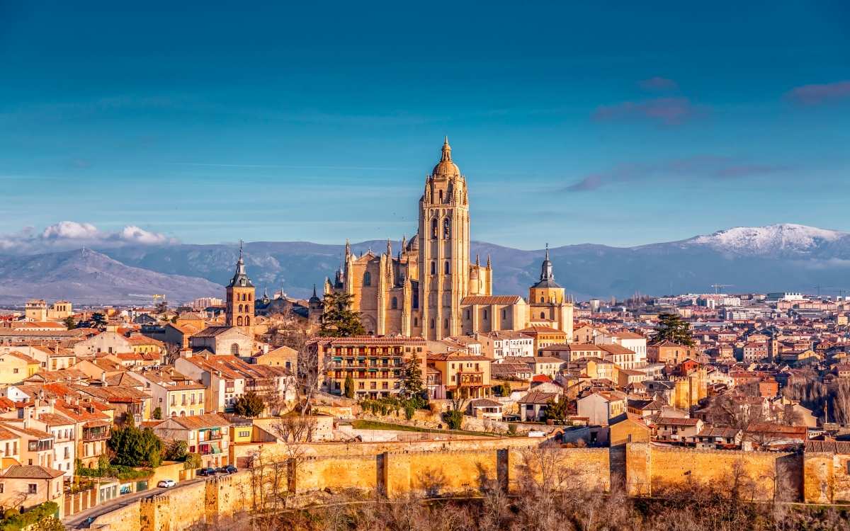 Vista panorámica de Segovia