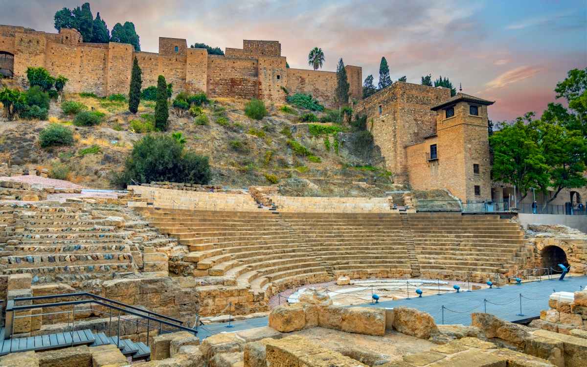 El teatro romano de Málaga