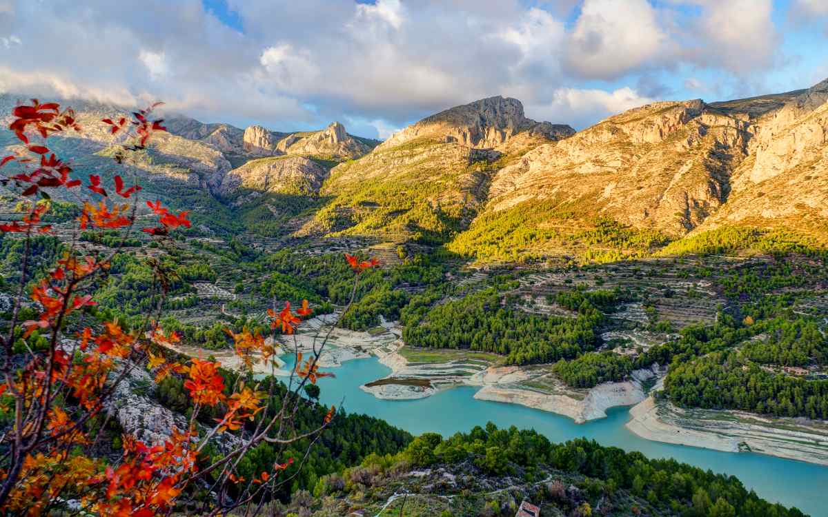 Vista panorámica del Valle de Guadalest