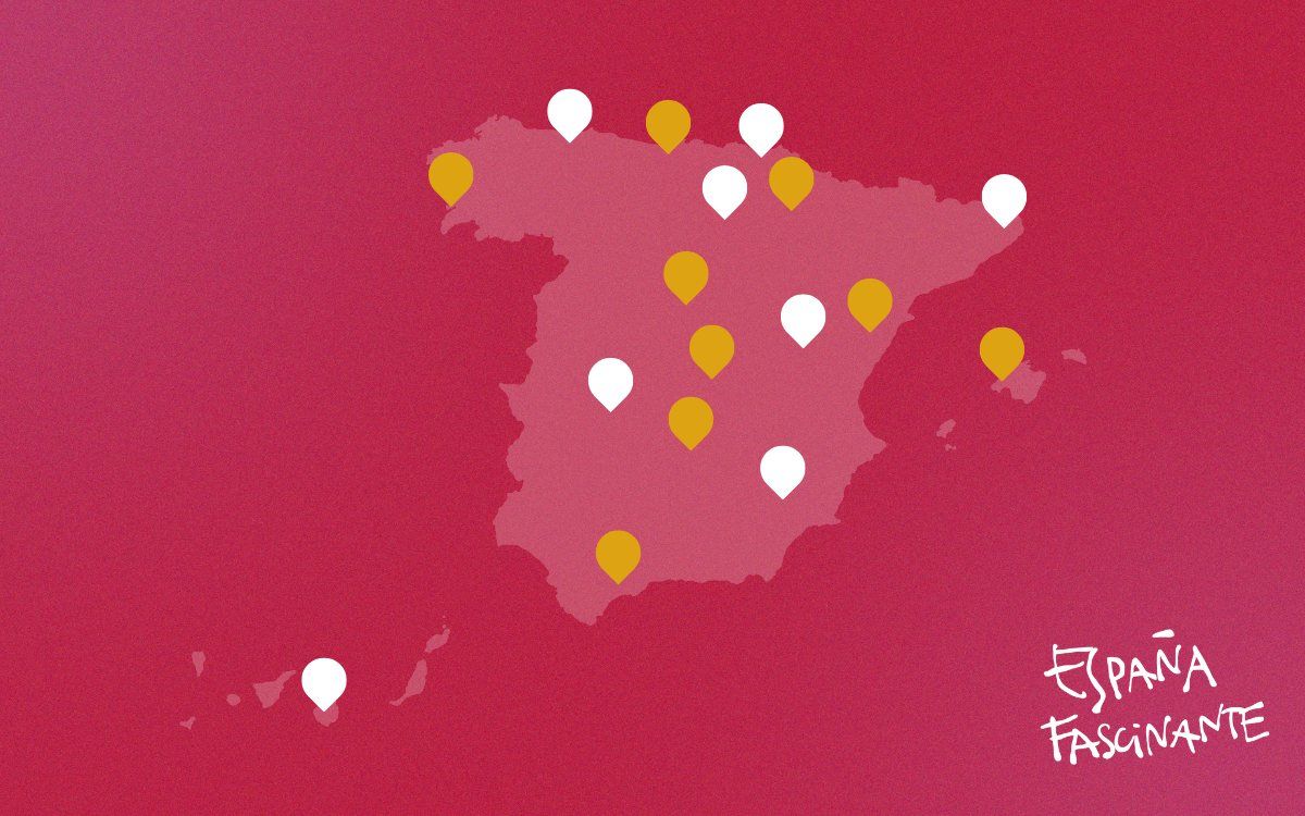 Mapa del pueblo más popular de cada comunidad autónoma