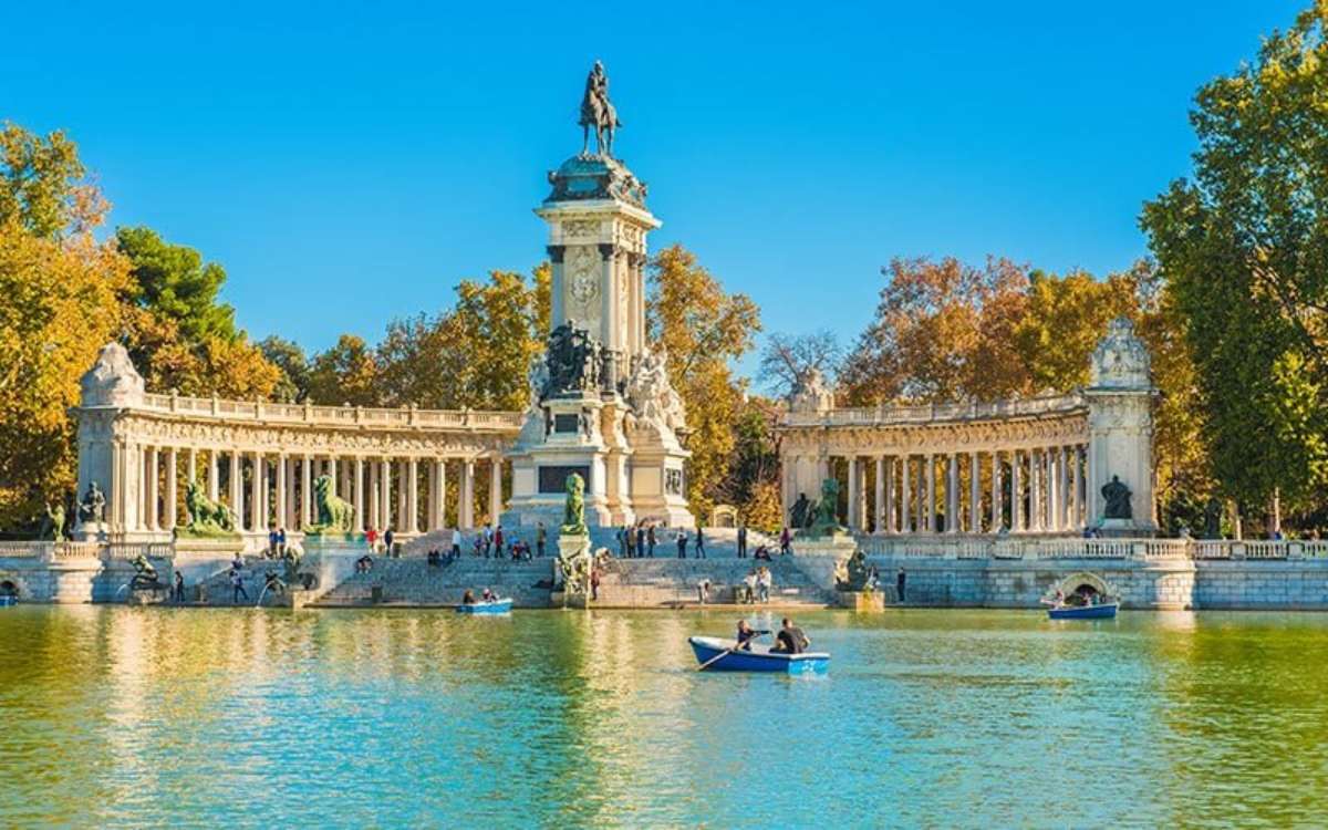 Estanque en El Retiro