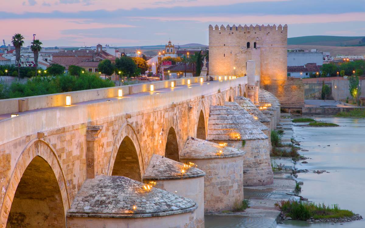 El puente romano y la torre de Calahorra