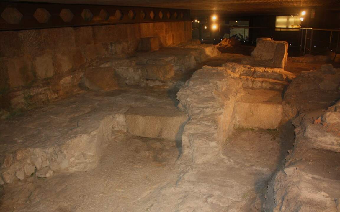 Restos arqueológicos en la Torre de Hércules