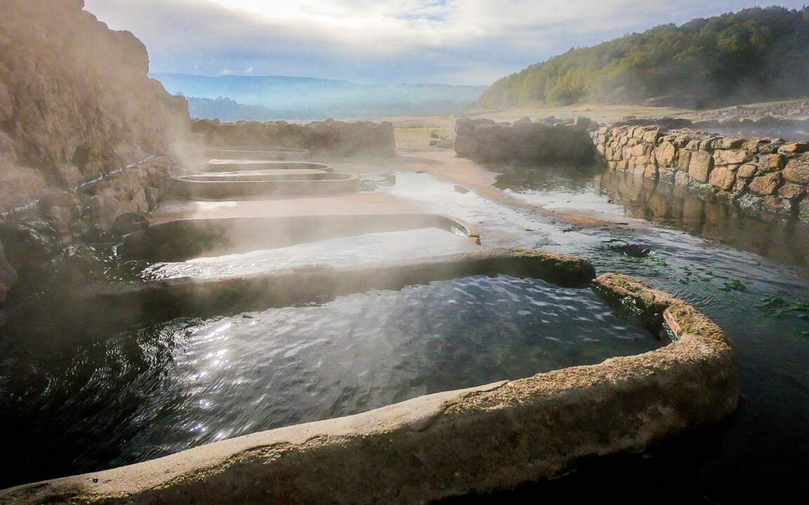 Termas romanas de Bande. | Dreamstime