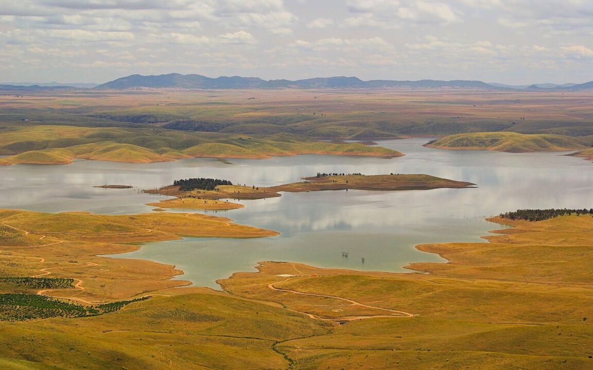 El embalse de La Serena