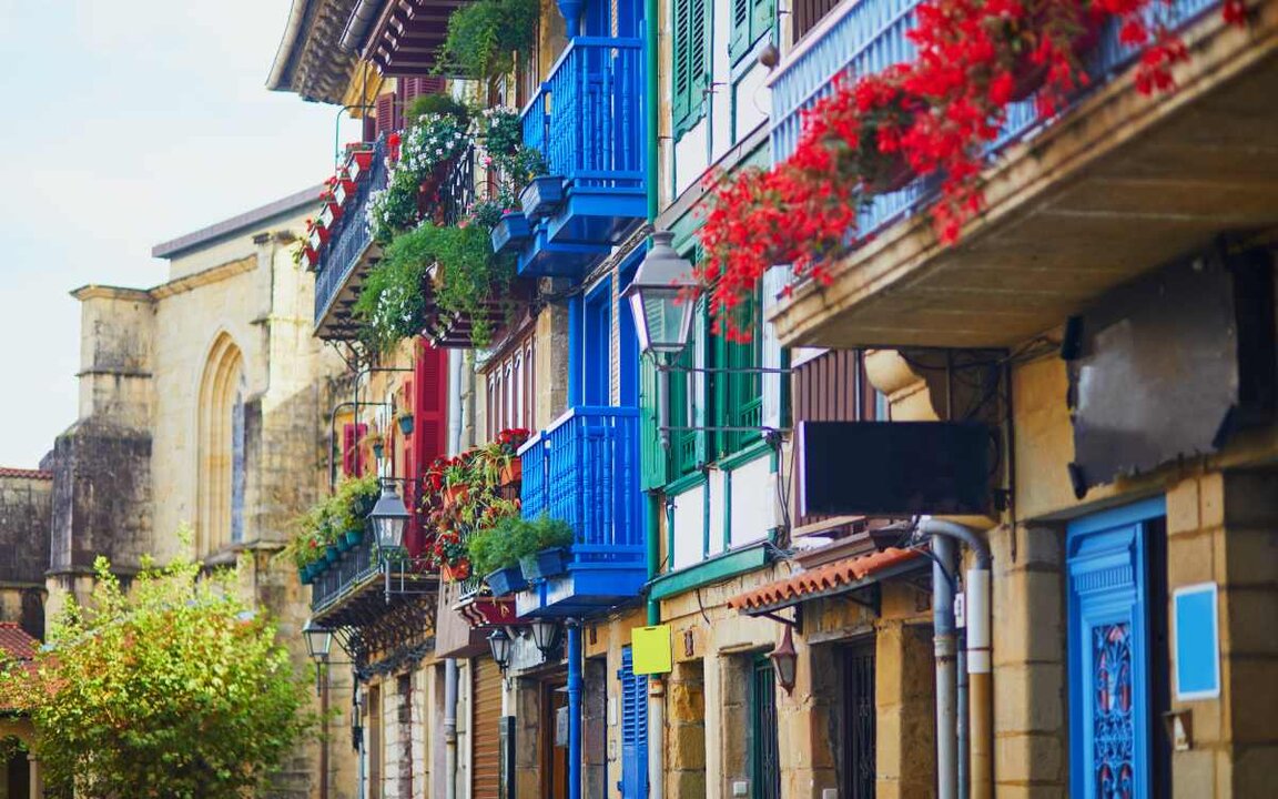 Casas típicas de Fuenterrabía