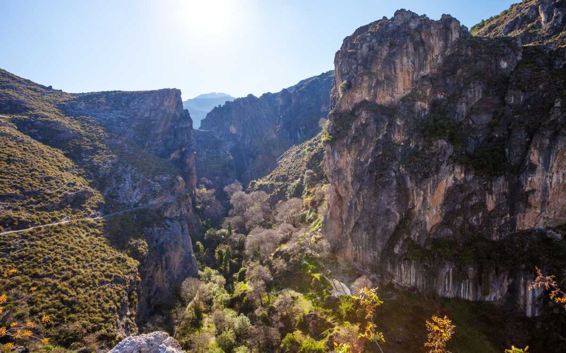 El fascinante paisaje de los Cahorros de Monachil