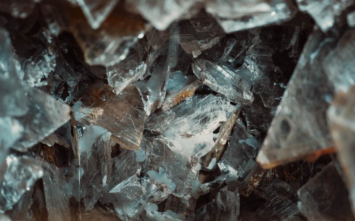 Detalles de la geoda de Pulpí