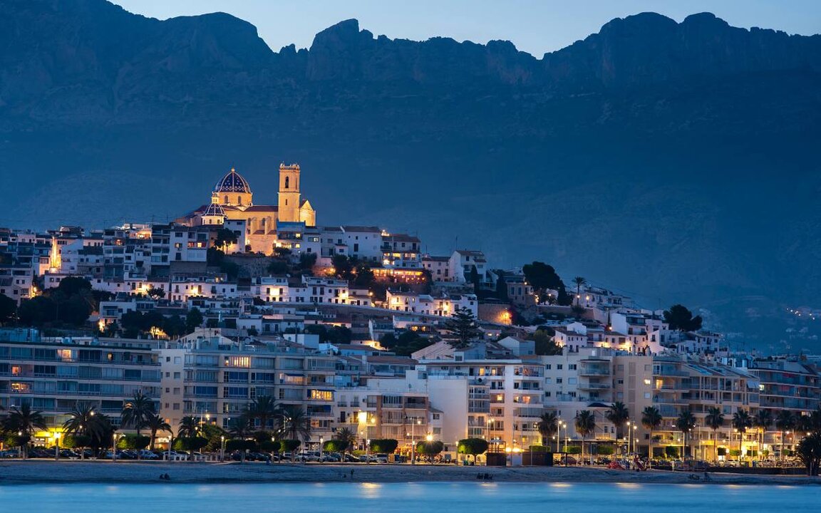 Vista panorámica de Altea