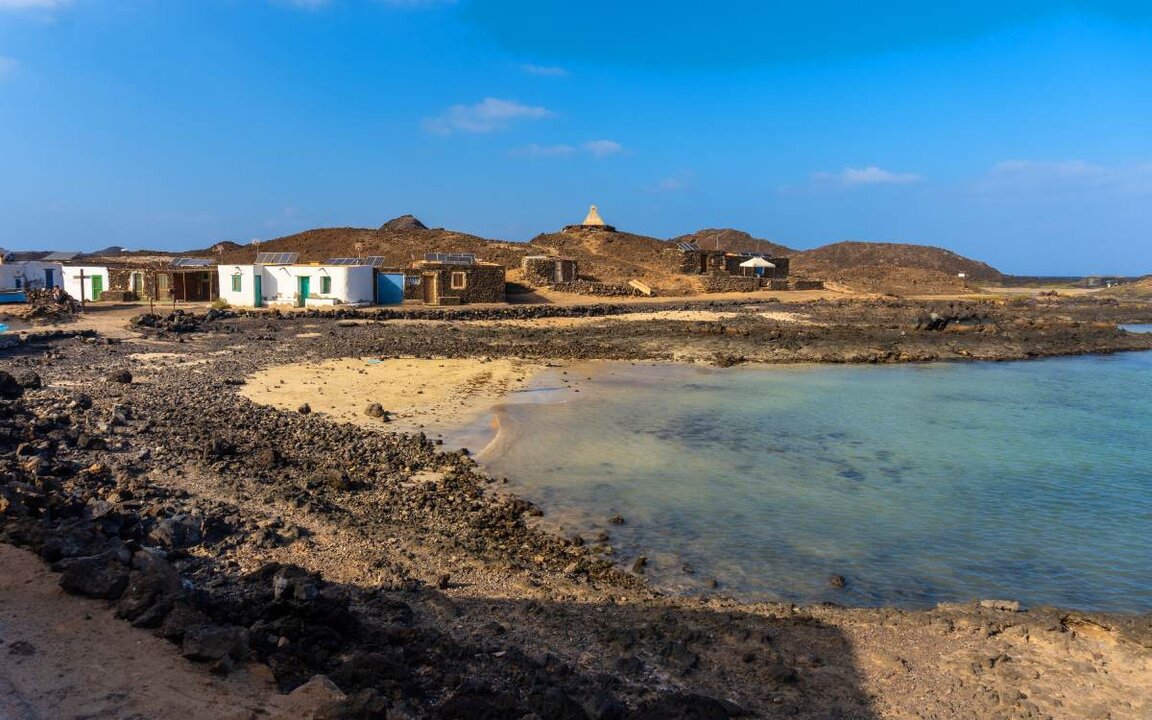 El Puertito de Lobos, en la isla