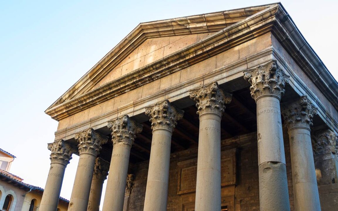 El templo romano mejor conservado de España