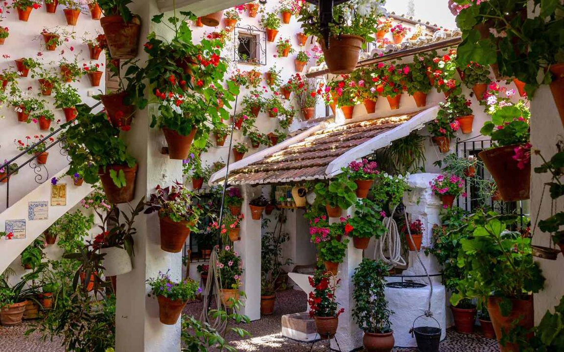 Uno de los bellos patios de Córdoba